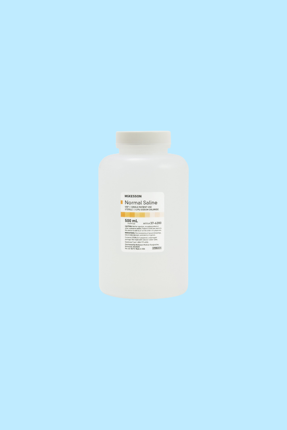 MCKESSON IRRIGATION SOLUTION SODIUM CHLORIDE 0.9% NOT FOR INJECTION BOTTLE, SCREW TOP 500 ML