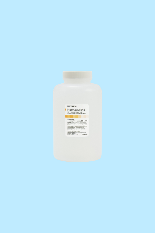 MCKESSON IRRIGATION SOLUTION SODIUM CHLORIDE 0.9% NOT FOR INJECTION BOTTLE, SCREW TOP 500 ML