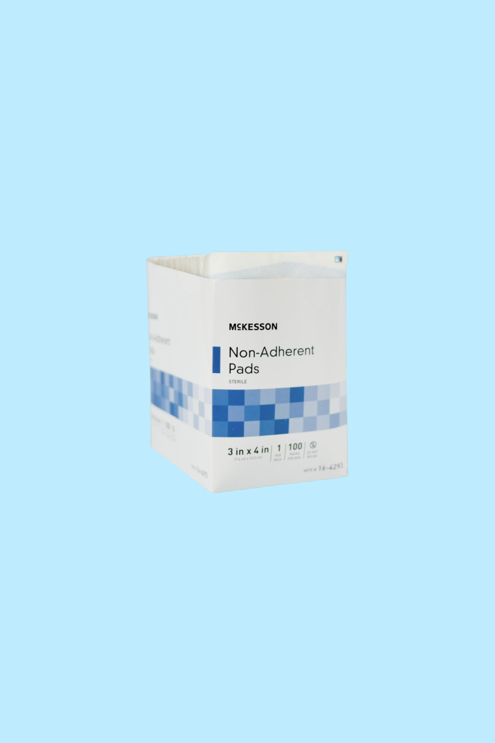 MCKESSON NON-ADHERENT DRESSING NYLON / POLYESTER 3 X 4 INCH STERILE