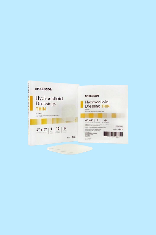 MCKESSON HYDROCOLLOID DRESSING THIN 4 X 4 INCH SQUARE STERILE