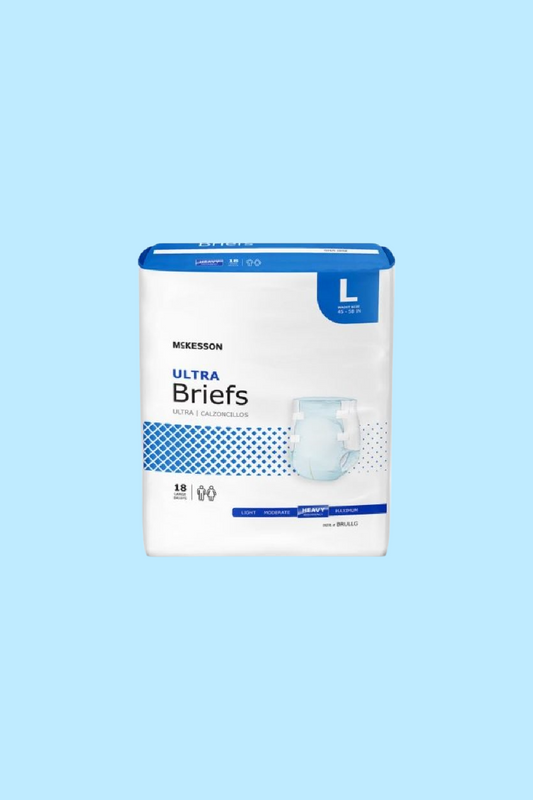 BRIEF MCKESSON ULTRA LARGE 45-58″ DISPOSABLE HEAVY ABSORBENCY