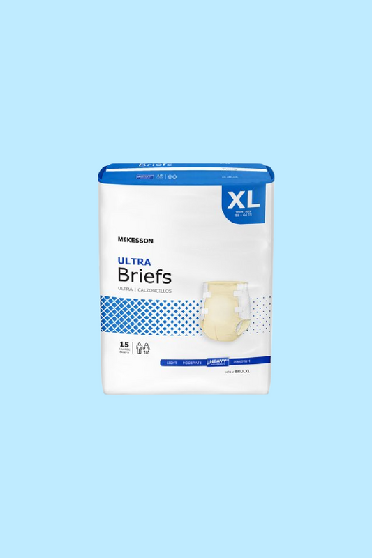 BRIEF MCKESSON ULTRA X-LARGE 59-64″DISPOSABLE HEAVY ABSORBENCY