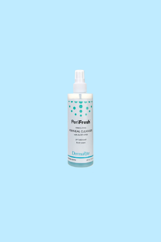 DERMARITE PERIFRESH® RINSE-FREE PERINEAL WASH LIQUID 7.5 OZ. PUMP BOTTLE SCENTED