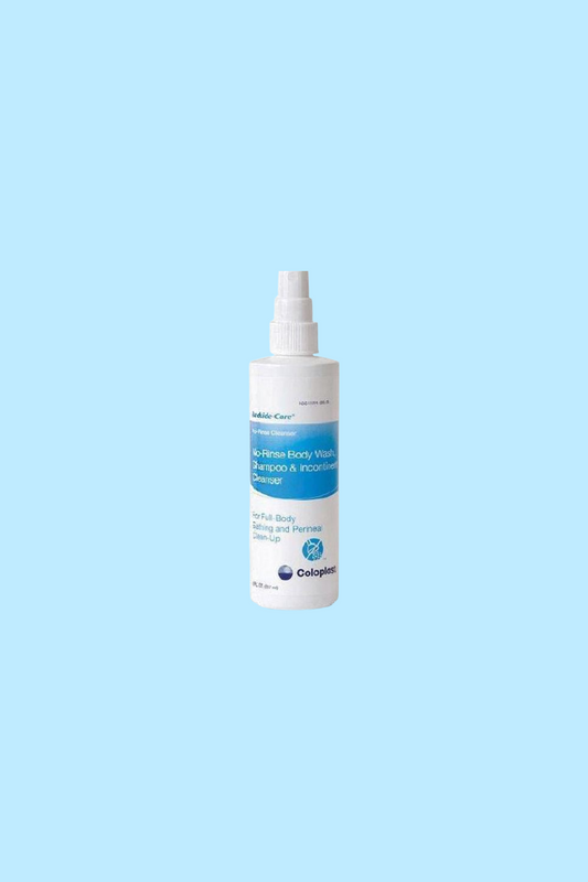 COLOPLAST BEDSIDE-CARE® RINSE-FREE SHAMPOO AND BODY WASH 4 OZ. PUMP BOTTLE UNSCENTED