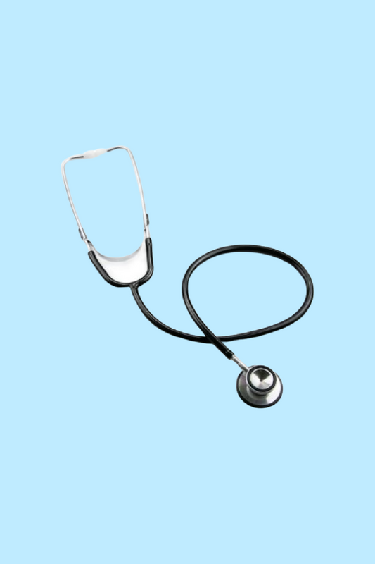 MCKESSON CLASSIC STETHOSCOPE BLACK 1-TUBE 22 INCH TUBE DOUBLE-SIDED CHEST PIECE