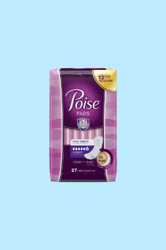 POISE® - BLADDER CONTROL PAD 15.9 INCH LENGTH MODERATE ABSORBENCY